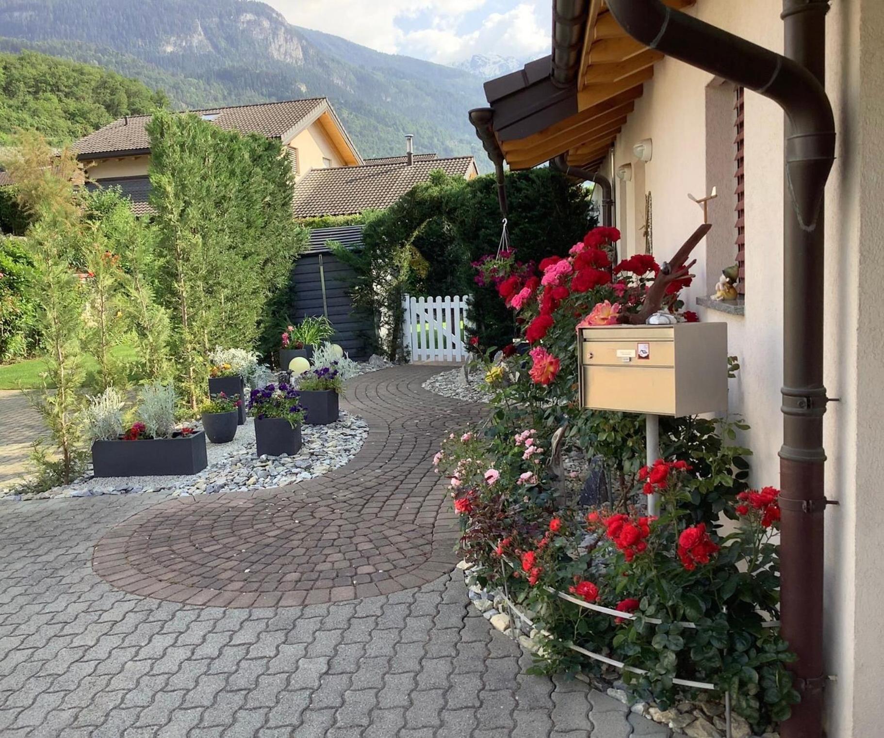 Ferienwohnung Lenggenhager Plantzette Sierre Exterior foto